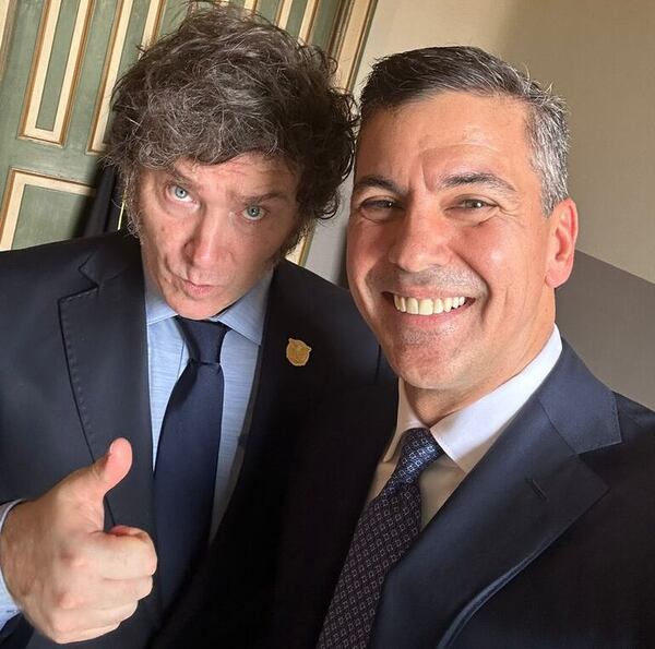 Milei vendrá a Paraguay, por primera vez, para reunirse con Santi Peña - Política - ABC Color