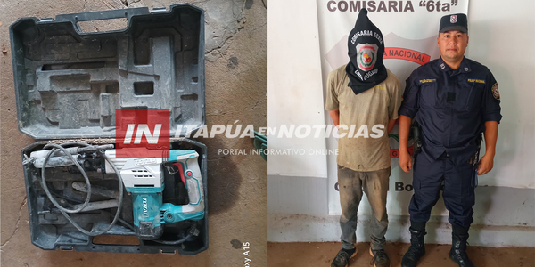 APREHENDEN A PRESUNTO LADRÓN EN CORONEL BOGADO