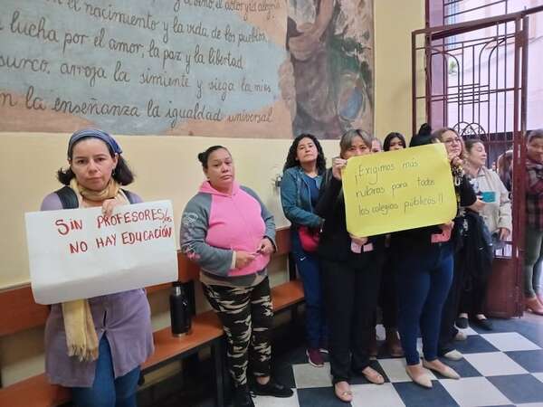 Colegio Asunción Escalada, sin rubros para docentes a casi dos meses del inicio de clases - Nacionales - ABC Color