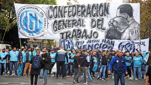 Convocan a paro general de 24 horas en la Argentina - .::Agencia IP::.