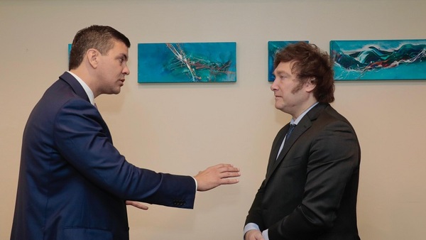 Peña se reunirá con el presidente argentino Javier Milei en Palacio de Gobierno