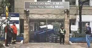 La Nación / Alumnos toman instalaciones del colegio Stella Maris y exigen remoción del director