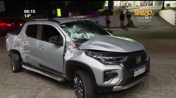 Robó un auto, chocó y causó apagón en Asunción: huyó desnudo y dijo ser militar - SNT