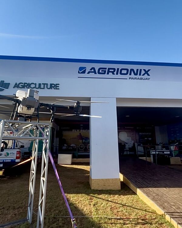 Agrionix destacó alianza con drones de pulverización DJI