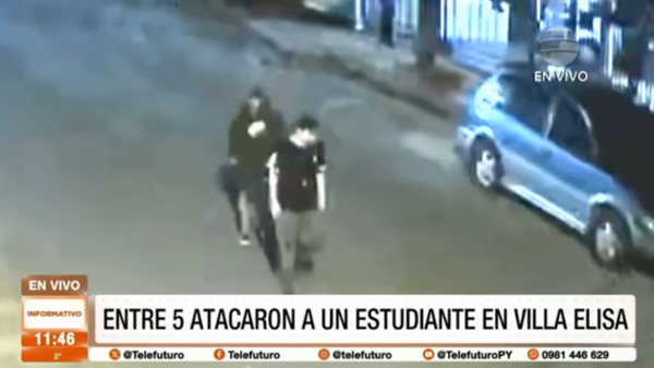 Entre cinco atacaron a un estudiante en Villa Elisa
