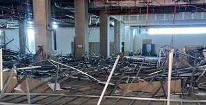 Reportan desplome de cielo raso en obra de edificio en CDE - 1000 Noticias