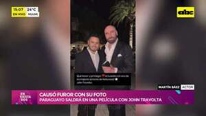 Actor paraguayo estará en una película junto a John Travolta - Ensiestados - ABC Color