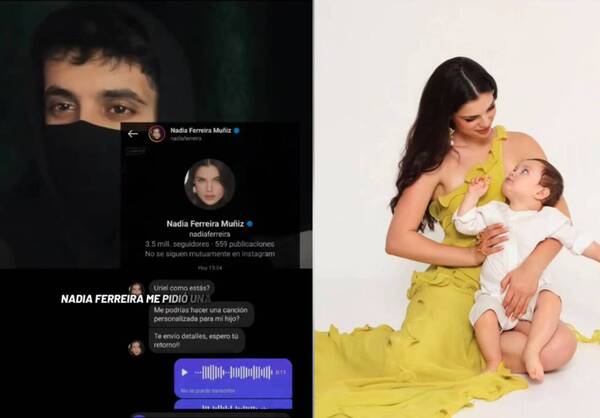 ¿En casa de músico micrófono de palo? Cantante he’i que Nadia le pidió una música para Marquito
