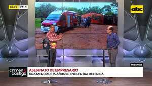 Asesinato de empresario en Misiones: ¿una menor de 15 años estaría involucrada? - Crimen y castigo - ABC Color