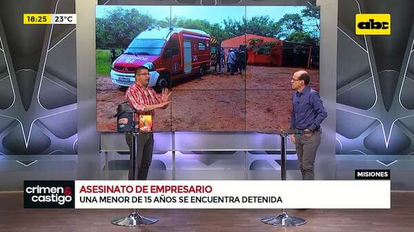 Asesinato de empresario en Misiones: ¿una menor de 15 años estaría involucrada? - Crimen y castigo - ABC Color