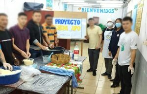 Tradición de Semana Santa: personas privadas de libertad preparan chipa en CDE