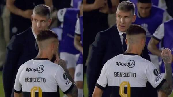 ¿Da para más? Benedetto se fue de la cancha “callando” a los “charlatanes” bajo una lluvia de insultos