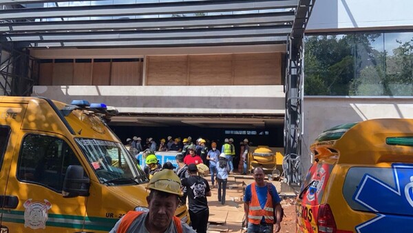 Municipalidad de CDE suspende obras tras desprendimiento de cielorraso en edificio del microcentro