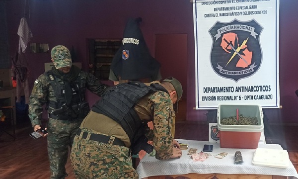 Hallan marihuana y detienen a un joven sospechoso de microtráfico en Coronel Oviedo - OviedoPress