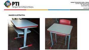 Contradicción presidencial sobre los muebles escolares