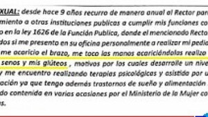 Funcionaria acusó a rector guaireño por acoso sexual