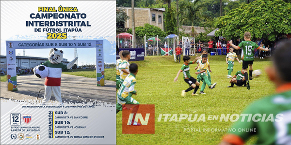 LLEGA LA GRAN FINAL DEL CAMPEONATO INTERDISTRITAL EN ITAPÚA