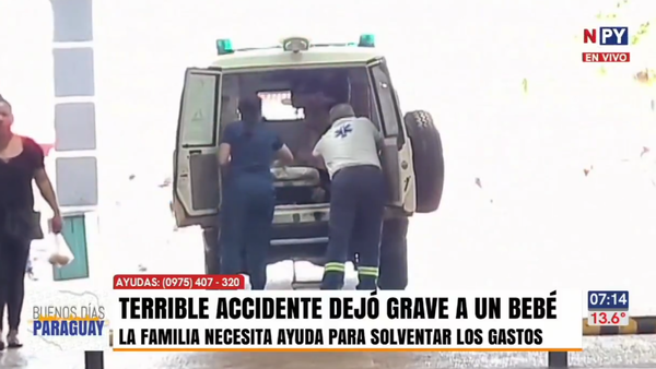 Bebé casi pierde su brazo tras grave accidente doméstico con centrifugadora