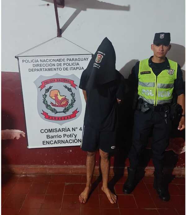 Aprehenden a presunto autor del hurto de motocicleta en Encarnación