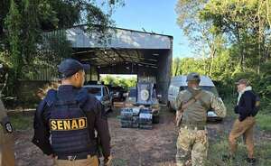 Canindeyú: Detectan un tinglado para guardar marihuana cerca de la frontera con el Brasil - Policiales - ABC Color