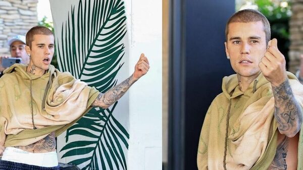 Justin Bieber enfrentó agresivamente a paparazzis en la puerta de una cafetería