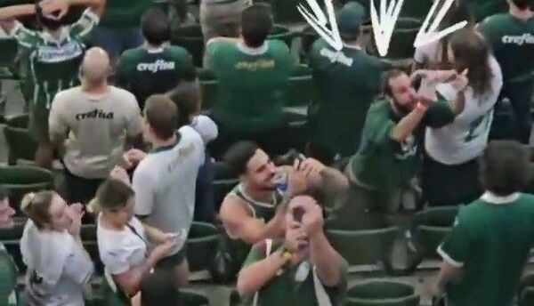 Conmebol investiga a Palmeiras por gestos racistas de algunos hinchas - 1000 Noticias