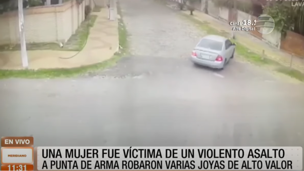 ¡Violento asalto en Lambaré!