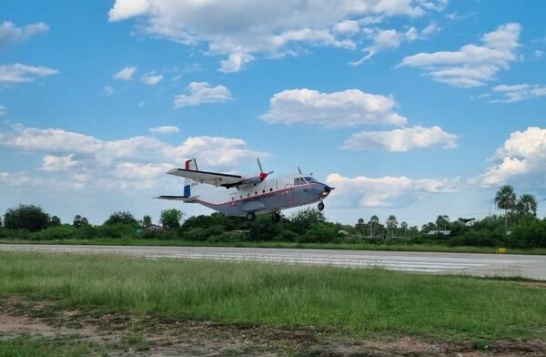 Consiguen aumentar la frecuencia de vuelos en el Chaco para ayudas humanitarias