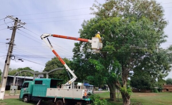 Mantenimiento de la ANDE beneficia a 5.800 clientes en Itakyry