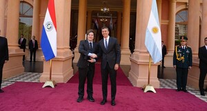 Milei y Peña hablaron del Mercosur e hicieron declaración conjunta en Asunción
