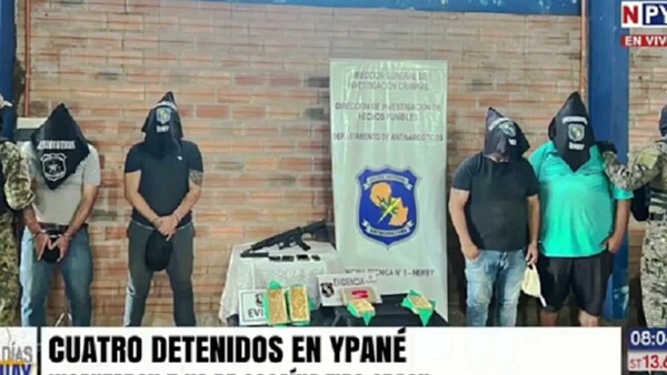 Desbaratan una red de microtráfico tras operativo en Ypané