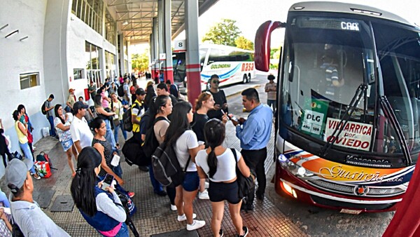 Estación prevé más viajeros y se anuncia liberación de buses