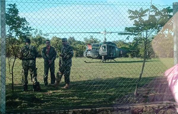 Helicóptero de la Fuerza Aérea aterrizó de emergencia en Luque •