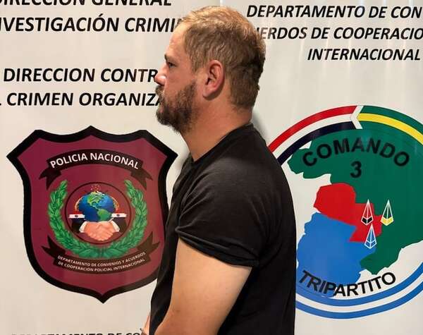 Recapturan a narco brasileño que rompió su tobillera y se escondió en Paraguay - ABC en el Este - ABC Color