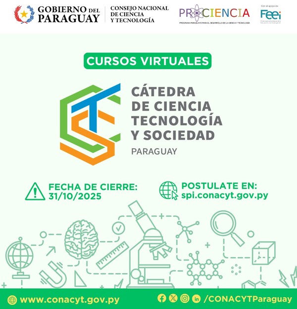 Interesados podrán postularse a cursos breves de formación con enfoque Ciencia, Tecnología y Sociedad - .::Agencia IP::.
