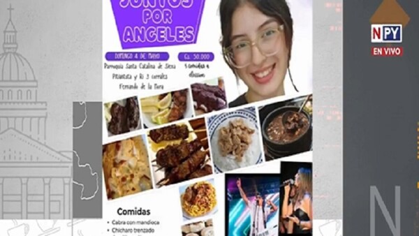Feria de comidas para apoyar a joven con ACV