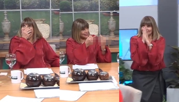 Pelu Rubín fue captada haciéndole un inesperado gesto a un compañero