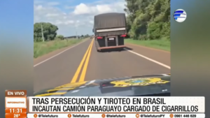 Incautaron un camión paraguayo cargado de cigarrillos