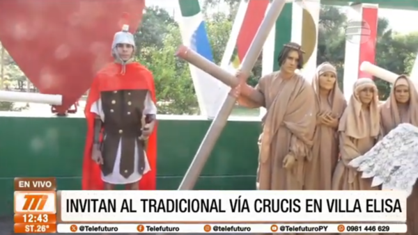 Invitan al tradicional vía crucis en Villa Elisa