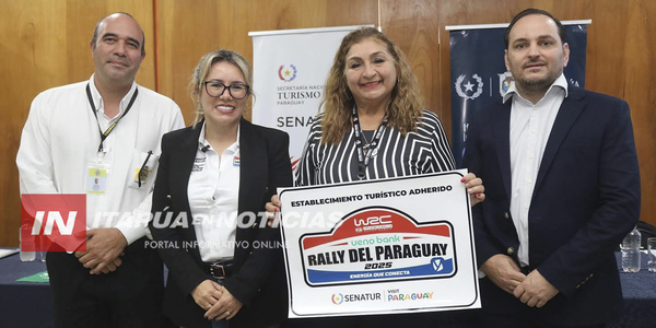 PRESTADORES DE SERVICIOS TURÍSTICOS DE CARMEN DEL PARANÁ RECIBEN EL “SELLO TURÍSTICO RALLY”