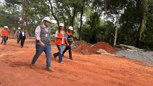 Ministra verificó avance de obras en Central de cara a la Semana Santa - .::Agencia IP::.
