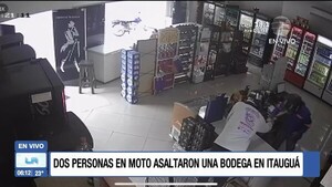 Así asaltaron una bodega en Itauguá