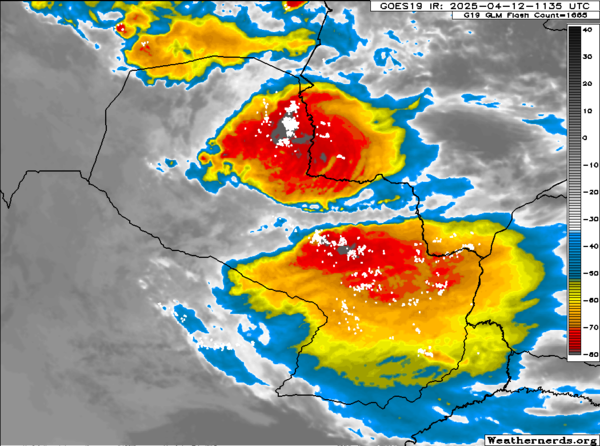 Alerta Meteorológica para más de 10 departamentos - ADN Digital