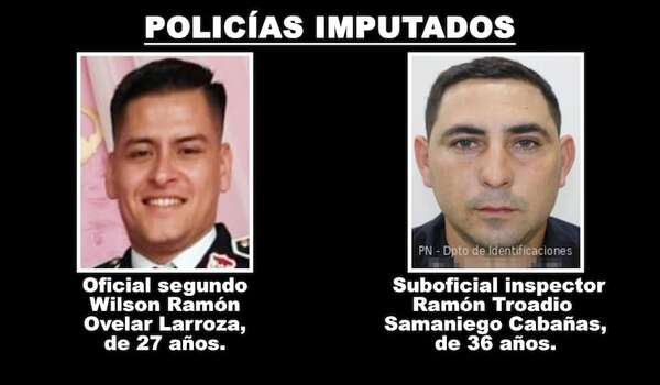 Otros dos policías imputados por extorsión y coima - Policiales - ABC Color