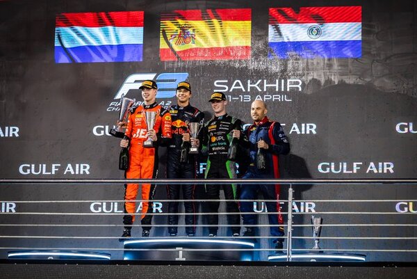 Joshua vuelve a subir al podio en Bahrein en la prueba sprint y sigue lider del certamen de F2