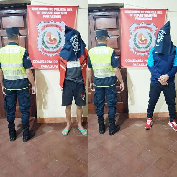 Dos supuestos microtraficantes detenidos en Paraguarí - Nacionales - ABC Color
