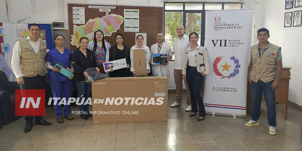FORTALECEN EL SISTEMA DE SALUD EN ITAPÚA CON NUEVOS EQUIPAMIENTOS INFORMÁTICOS