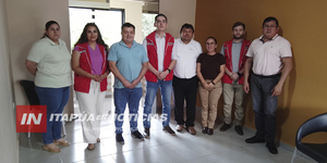 INTENDENTE DE TRINIDAD RECIBE A REPRESENTANTES DEL PROGRAMA “ABRAZO” PARA IMPULSAR COMEDOR COMUNITARIO