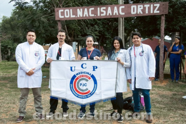 UCP en Acción: Colonia Fortuna Guazú favorecida por proyecto de extensión universitaria con atención médica básica gratuita - El Nordestino