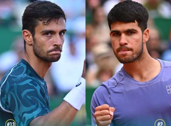 Tenis: Lorenzo Musetti y Carlos Alcaraz, la final del Masters de Montecarlo - Polideportivo - ABC Color